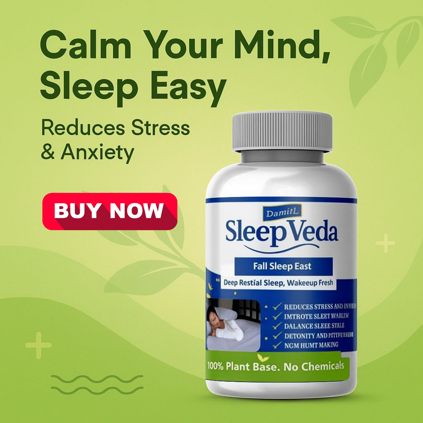 Peaceful sleep at night     